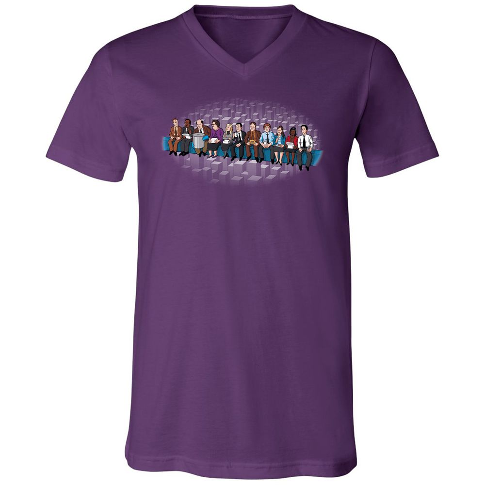 Unisex V-Neck T-Shirt - JWTS2CKX - Team Purple - 9
