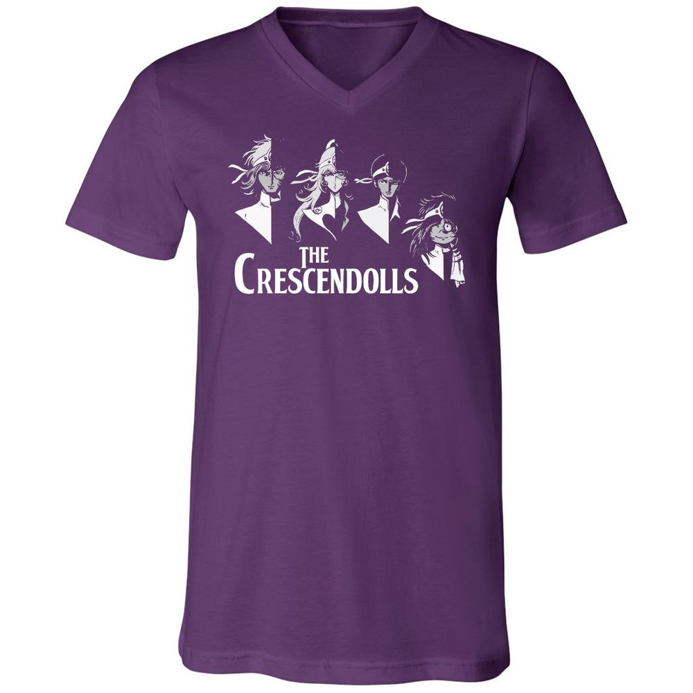 Unisex V-Neck T-Shirt - RJ53Z19D - Team Purple - 9