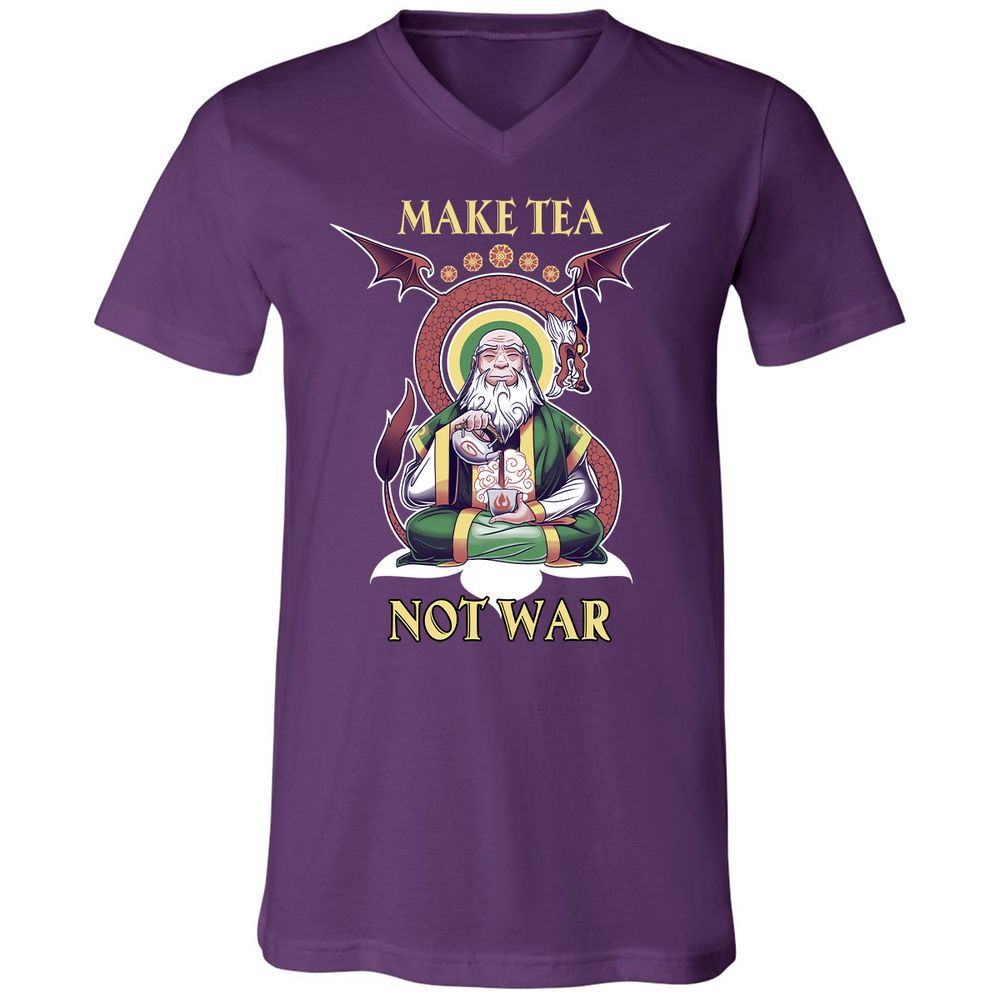 Unisex V-Neck T-Shirt - 859WX3VJ - Team Purple - 9