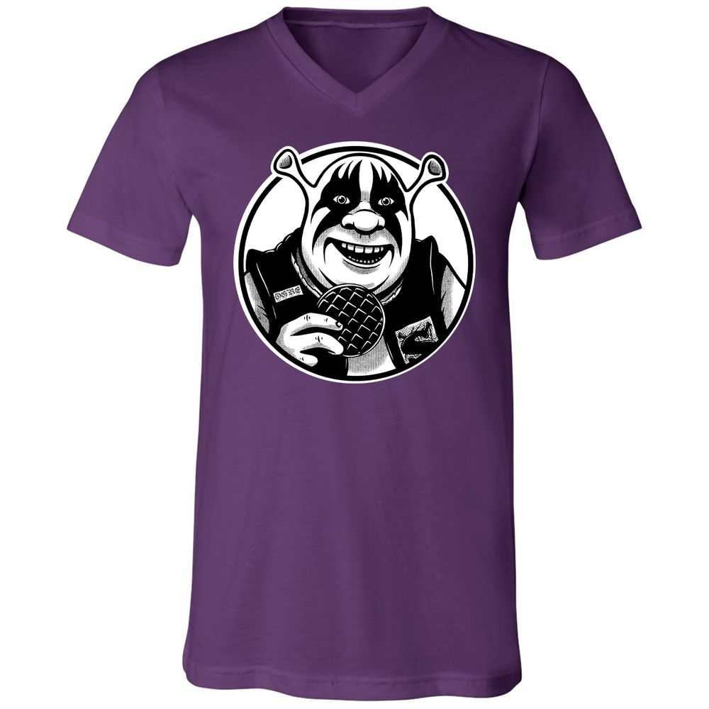 Unisex V-Neck T-Shirt - FEAMGZ36 - Team Purple - 9