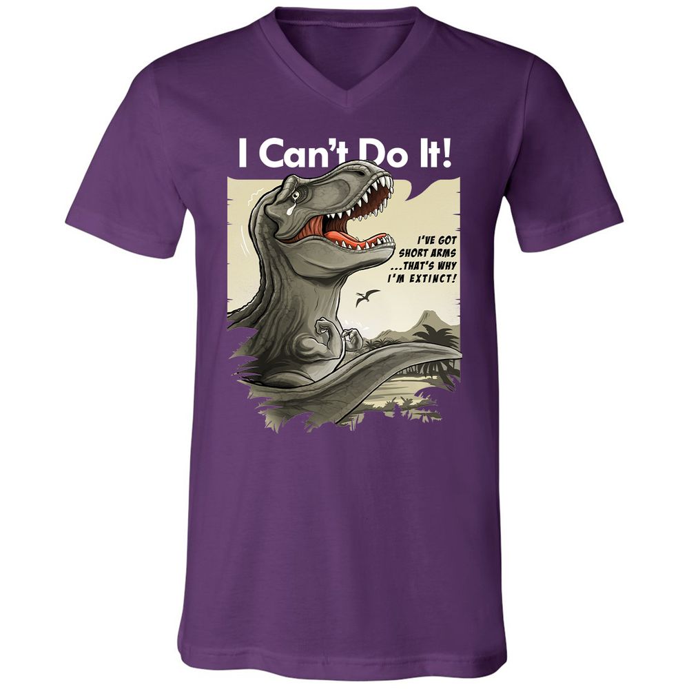 Unisex V-Neck T-Shirt - 2GM9G4FB - Team Purple - 9