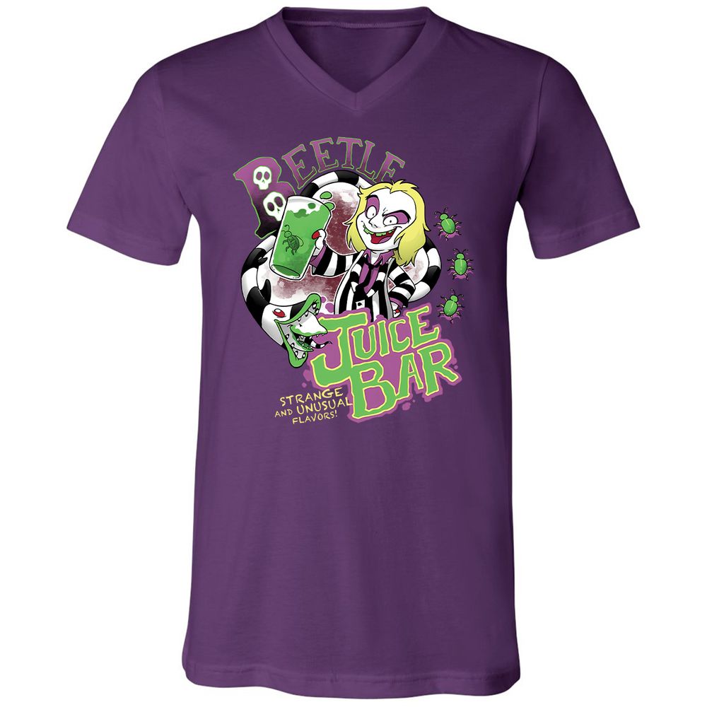 Unisex V-Neck T-Shirt - BYPAWC6X - Team Purple - 9