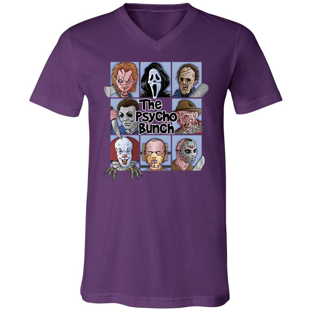 Unisex V-Neck T-Shirt - J45317TE - Team Purple - 9