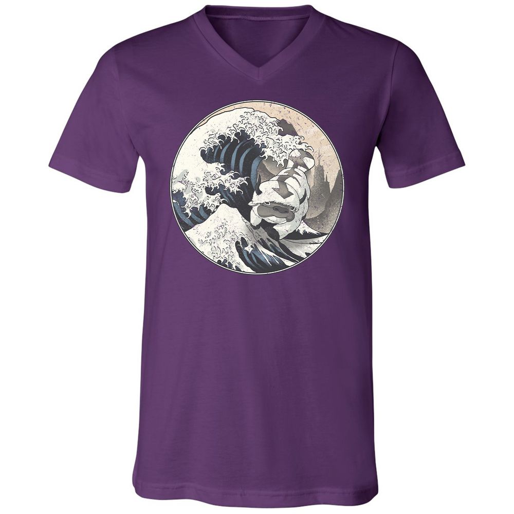Unisex V-Neck T-Shirt - 12XQEJCS - Team Purple - 9