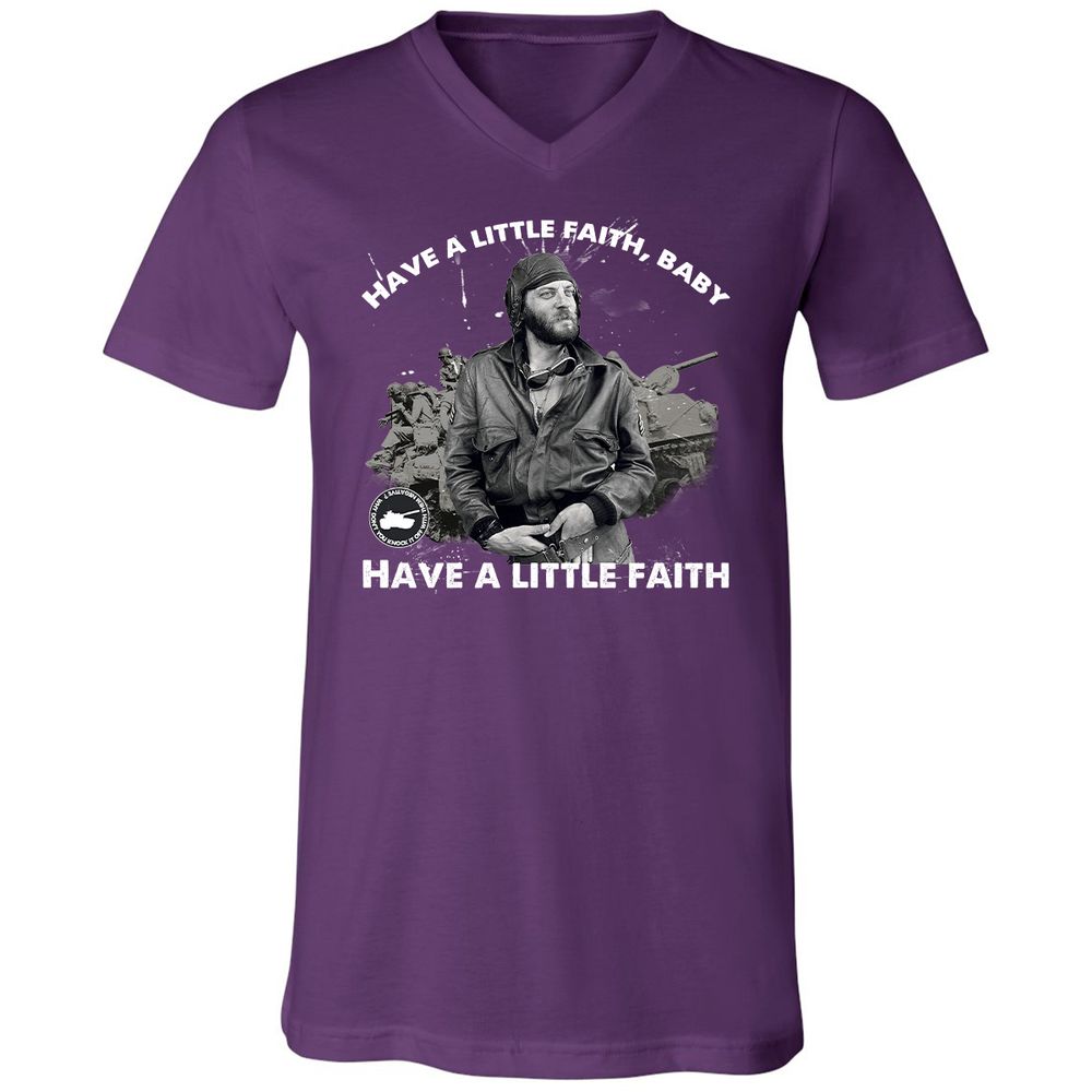 Unisex V-Neck T-Shirt - UGX8D2S4 - Team Purple - 9