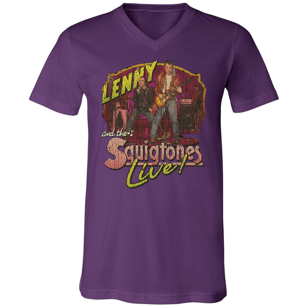 Unisex V-Neck T-Shirt - NHA53SFR - Team Purple - 9