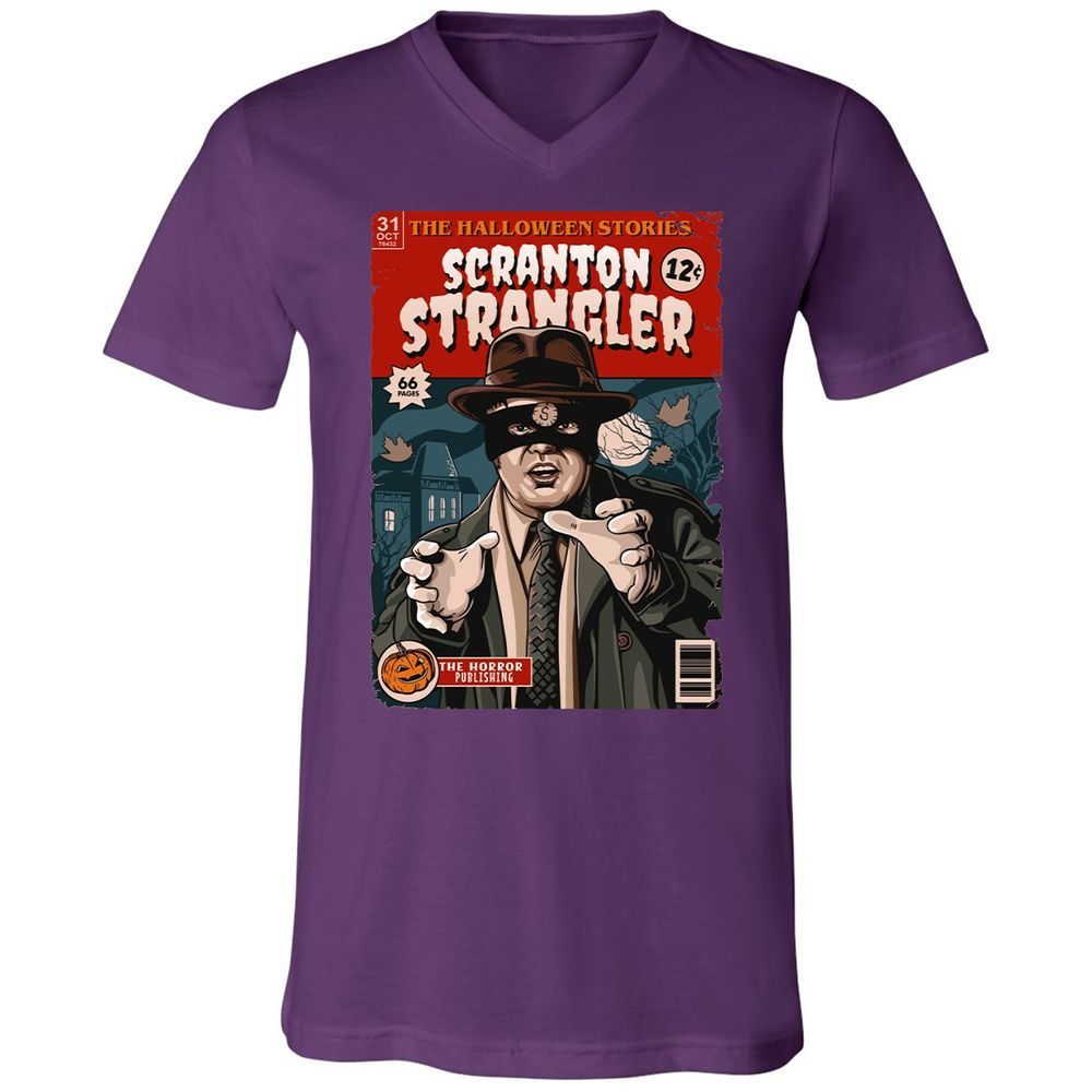 Unisex V-Neck T-Shirt - JZ21DRKZ - Team Purple - 9