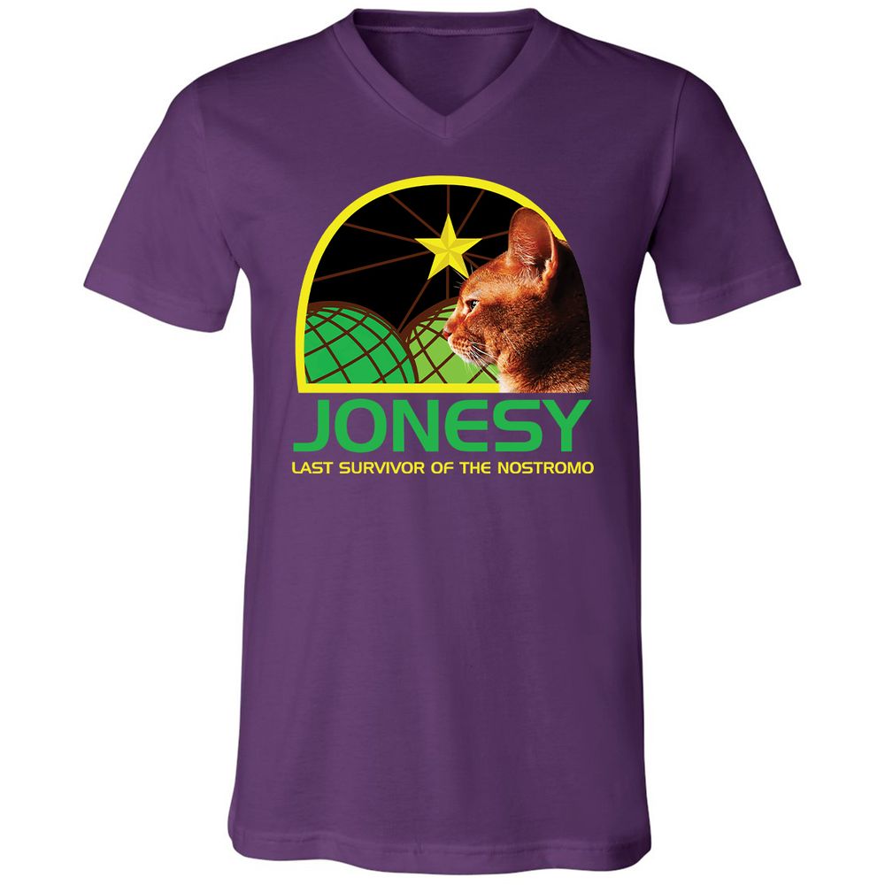Unisex V-Neck T-Shirt - 5ZG186M4 - Team Purple - 9