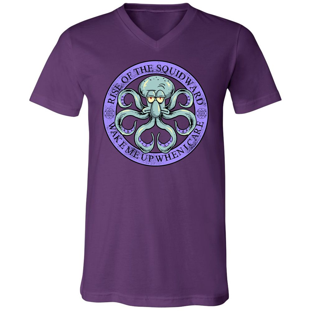 Unisex V-Neck T-Shirt - 27Q8A2G6 - Team Purple - 9