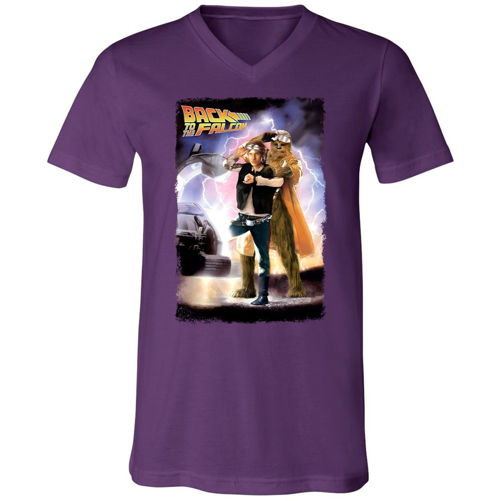 Unisex V-Neck T-Shirt - ASEKK2KJ - Team Purple - 9