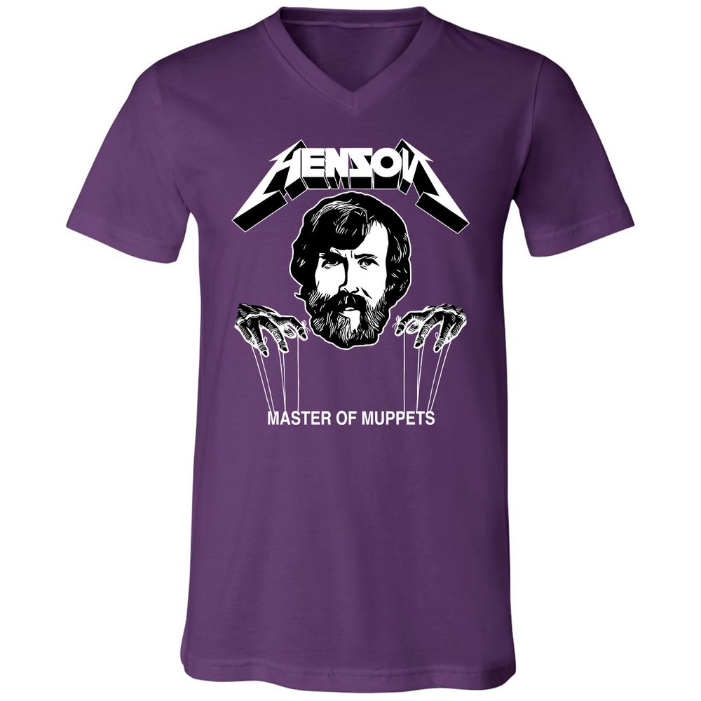 Unisex V-Neck T-Shirt - S5TXXMRJ - Team Purple - 9