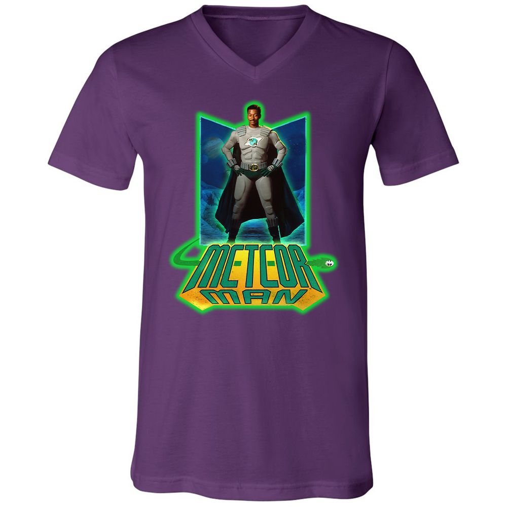 Unisex V-Neck T-Shirt - DAX2VMSX - Team Purple - 9