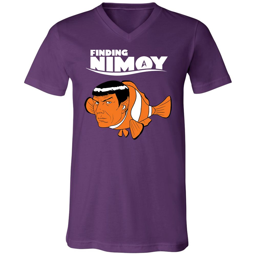 Unisex V-Neck T-Shirt - 3S12RJ3G - Team Purple - 9