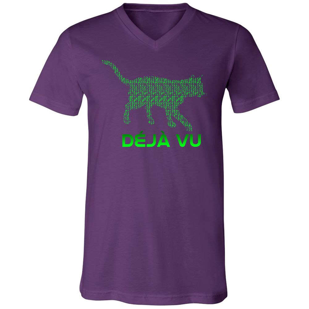 Unisex V-Neck T-Shirt - TF73KLPN - Team Purple - 9
