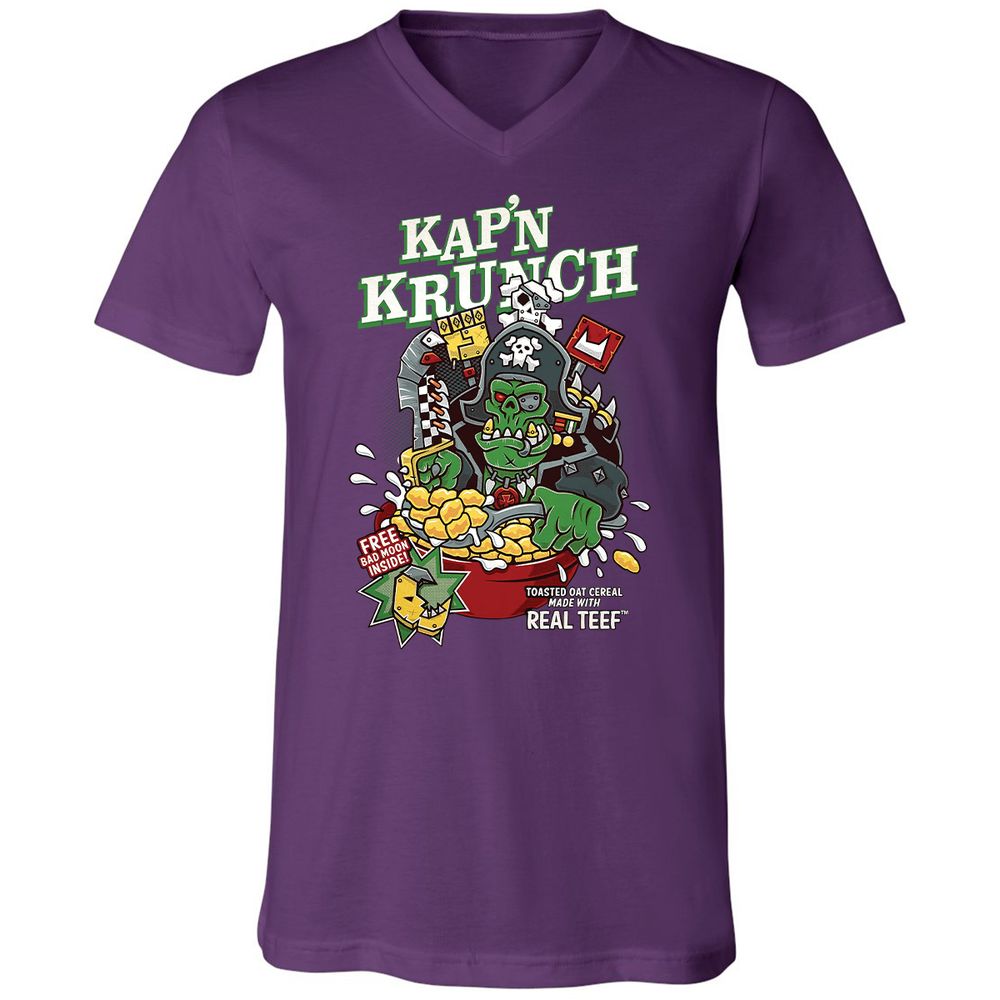 Unisex V-Neck T-Shirt - JVGDL8S1 - Team Purple - 9