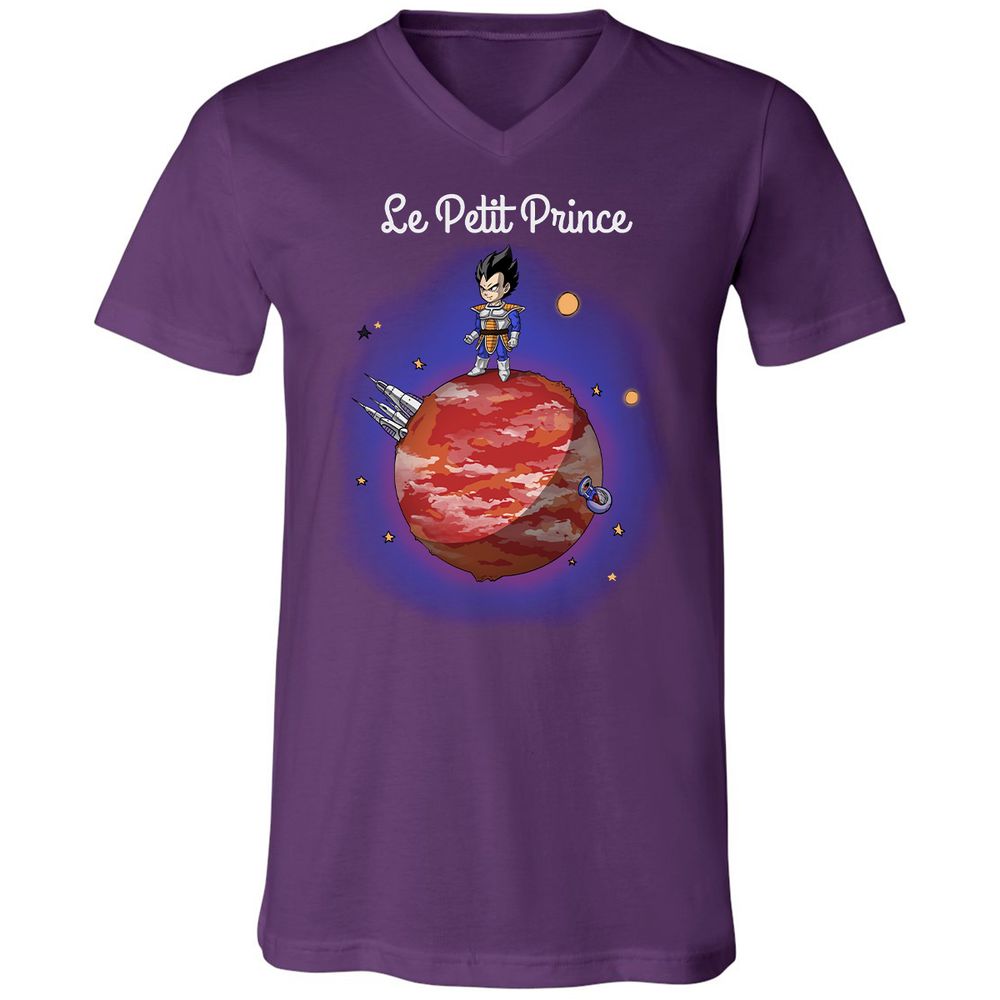 Unisex V-Neck T-Shirt - RBPQYT1S - Team Purple - 9