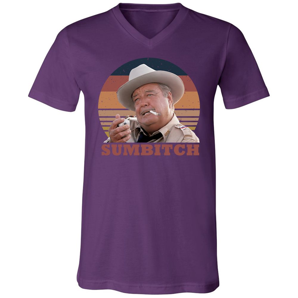Unisex V-Neck T-Shirt - WM6SPV9Y - Team Purple - 9