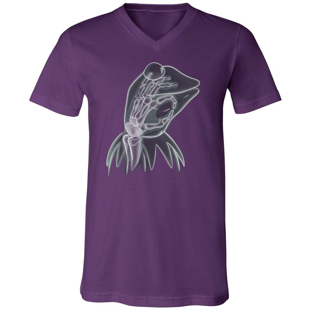 Unisex V-Neck T-Shirt - Z2Z55139 - Team Purple - 9