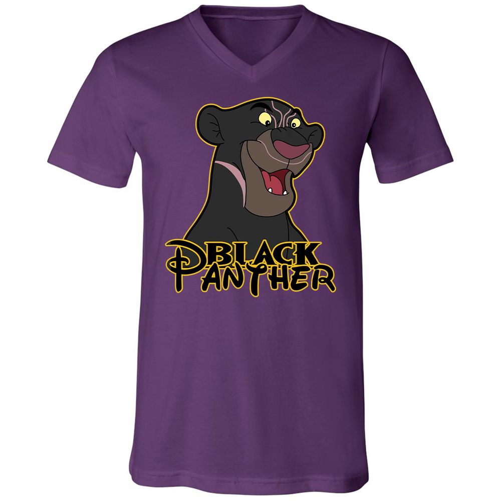 Unisex V-Neck T-Shirt - 7LRP445Z - Team Purple - 9