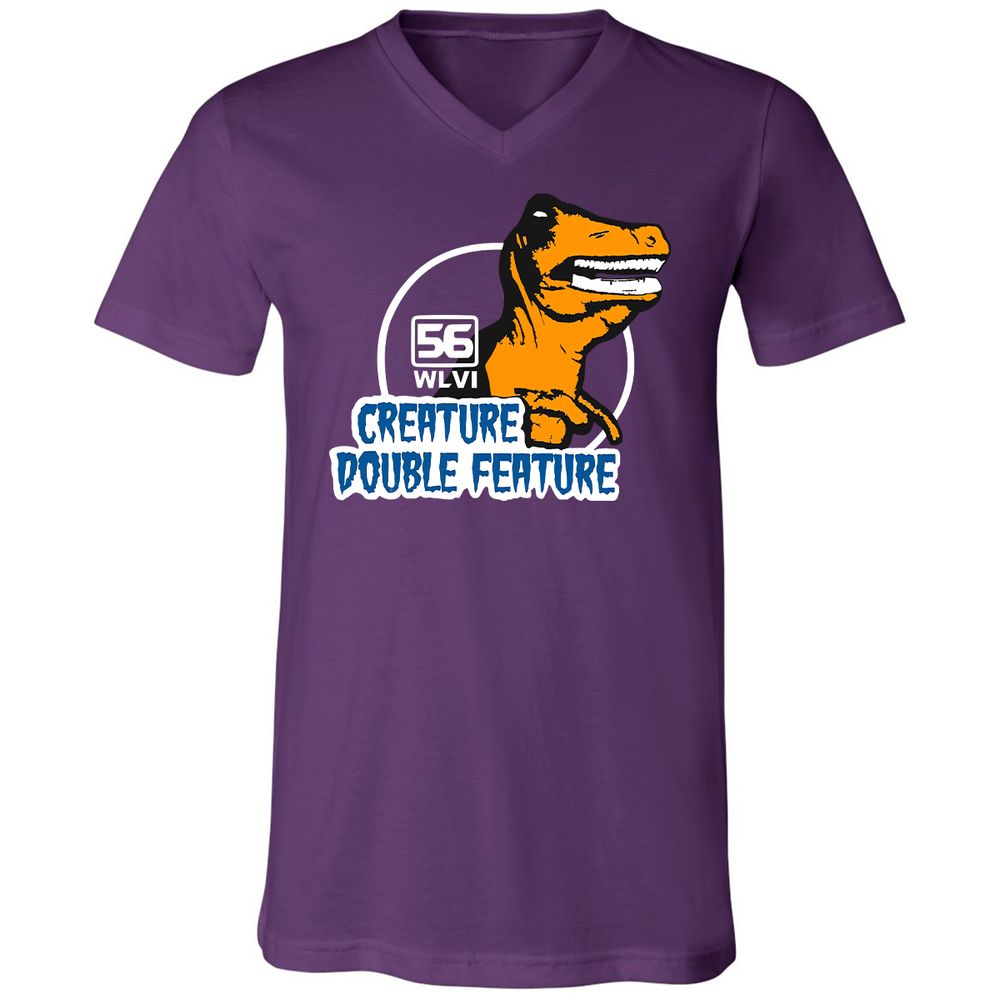 Unisex V-Neck T-Shirt - HKBUA54S - Team Purple - 9