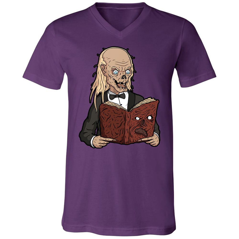 Unisex V-Neck T-Shirt - 4PMVS3YU - Team Purple - 9