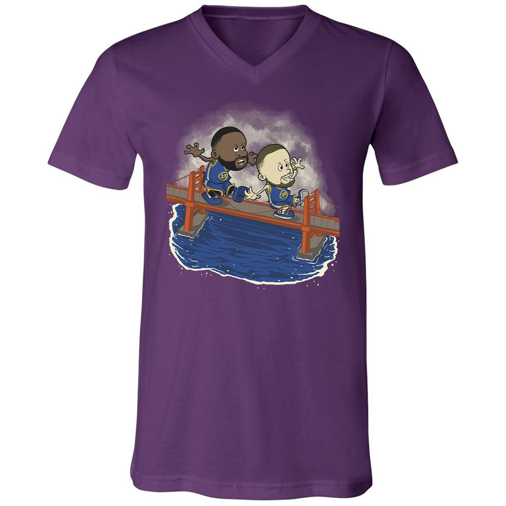 Unisex V-Neck T-Shirt - UJ31YLGE - Team Purple - 9