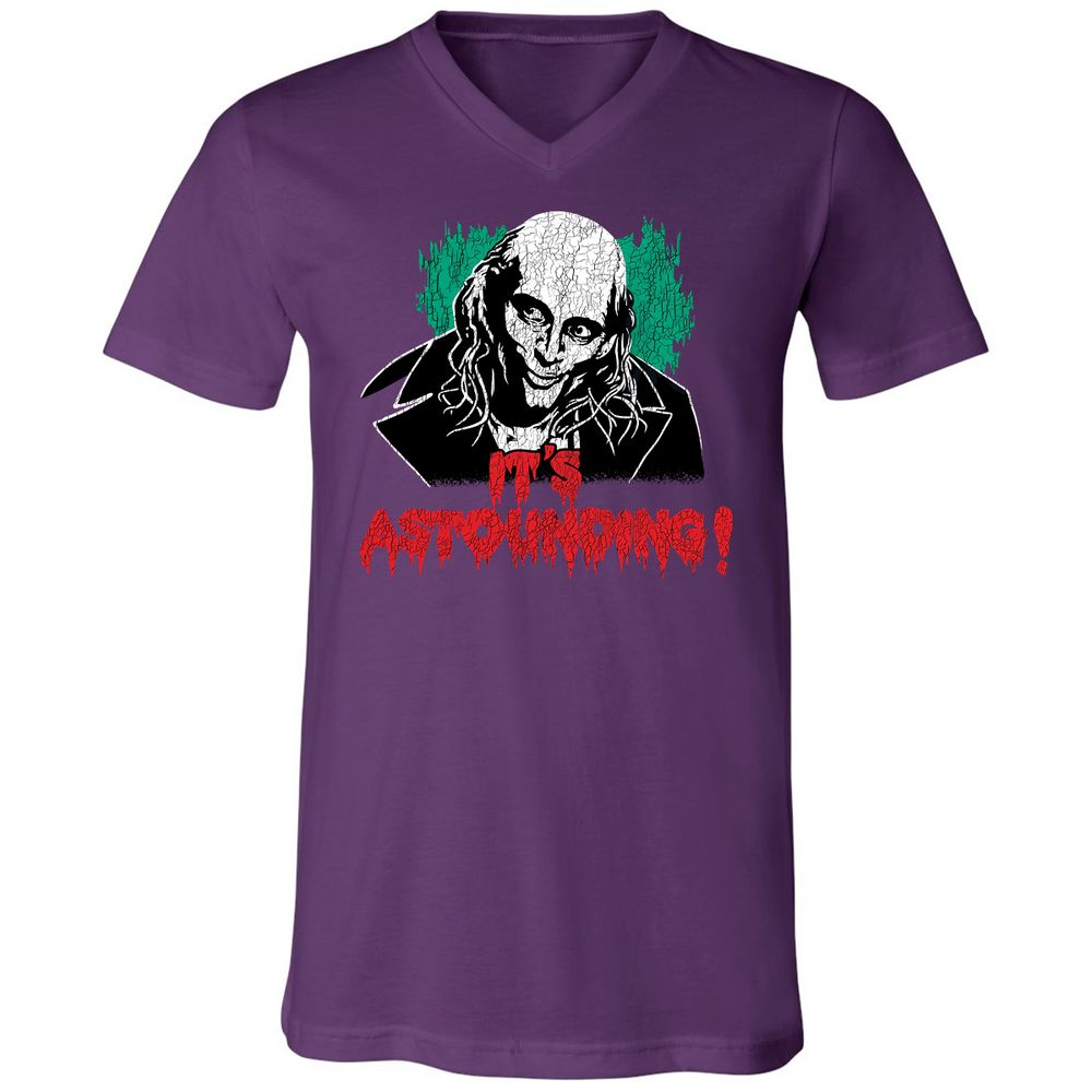 Unisex V-Neck T-Shirt - SNXLYNTX - Team Purple - 9