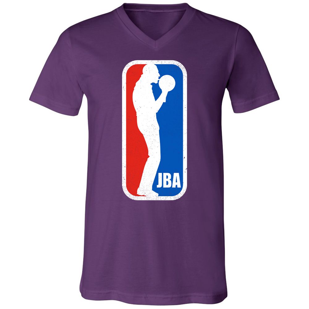 Unisex V-Neck T-Shirt - W4JCQDB2 - Team Purple - 9
