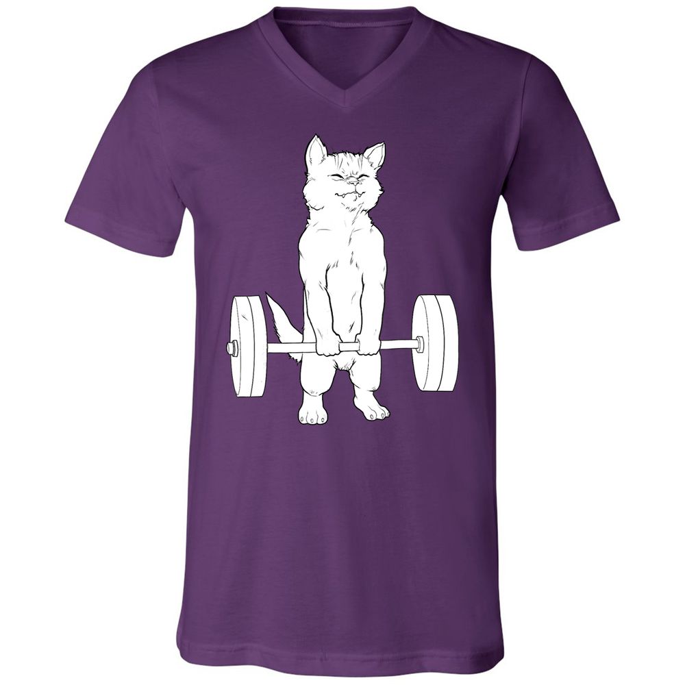 Unisex V-Neck T-Shirt - WE91CHCZ - Team Purple - 9