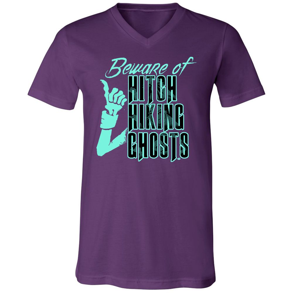 Unisex V-Neck T-Shirt - PAMSS76U - Team Purple - 9
