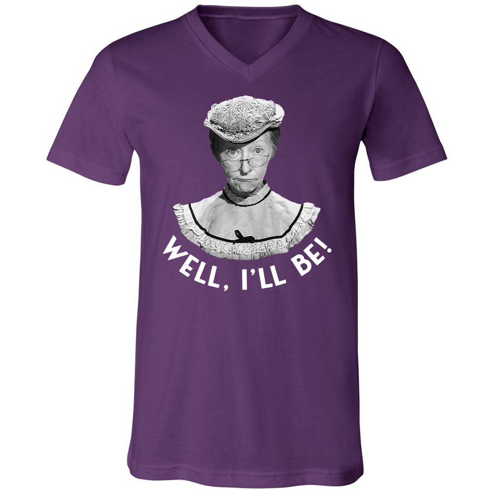 Unisex V-Neck T-Shirt - KS76C2NG - Team Purple - 9