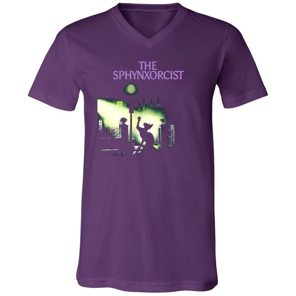 Unisex V-Neck T-Shirt - 2FPCY5K7 - Team Purple - 9