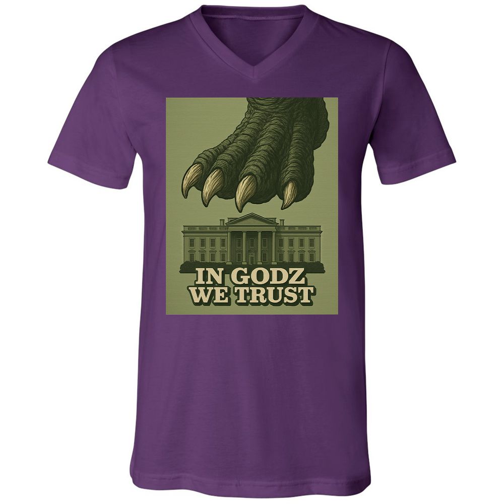 Unisex V-Neck T-Shirt - NJMADRS8 - Team Purple - 9