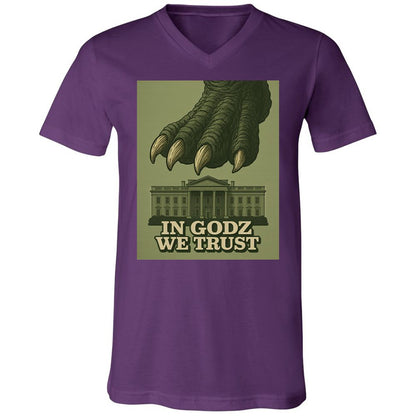 Unisex V-Neck T-Shirt - NJMADRS8 - Team Purple - 9
