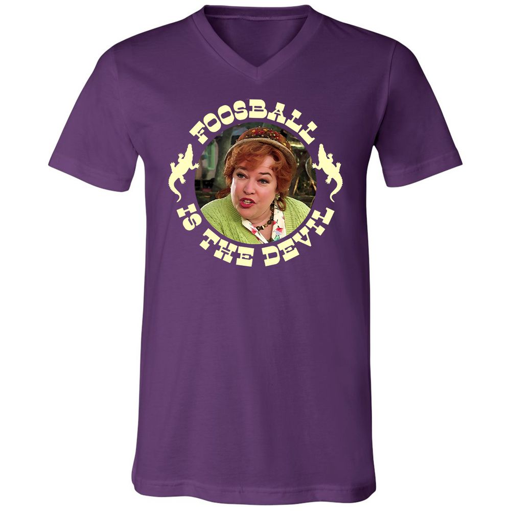 Unisex V-Neck T-Shirt - PVG95TTC - Team Purple - 9