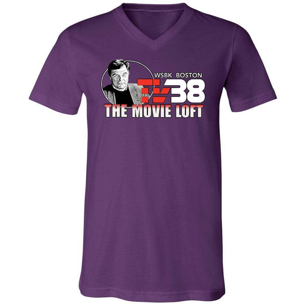 Unisex V-Neck T-Shirt - JQXRQ16J - Team Purple - 9