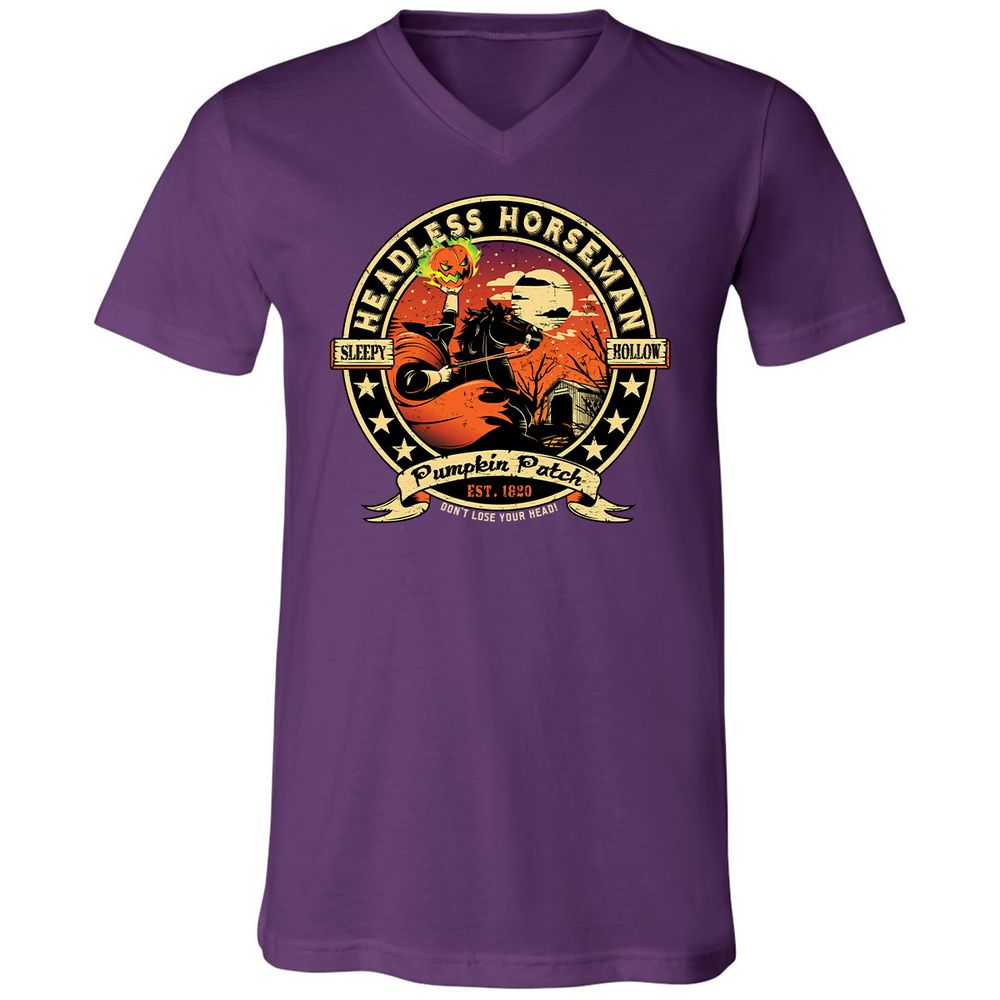 Unisex V-Neck T-Shirt - K6WETU45 - Team Purple - 9