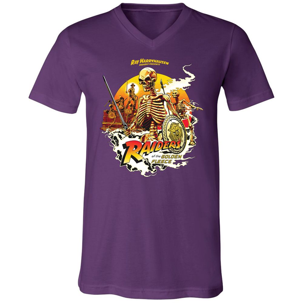Unisex V-Neck T-Shirt - W55S8R8G - Team Purple - 9
