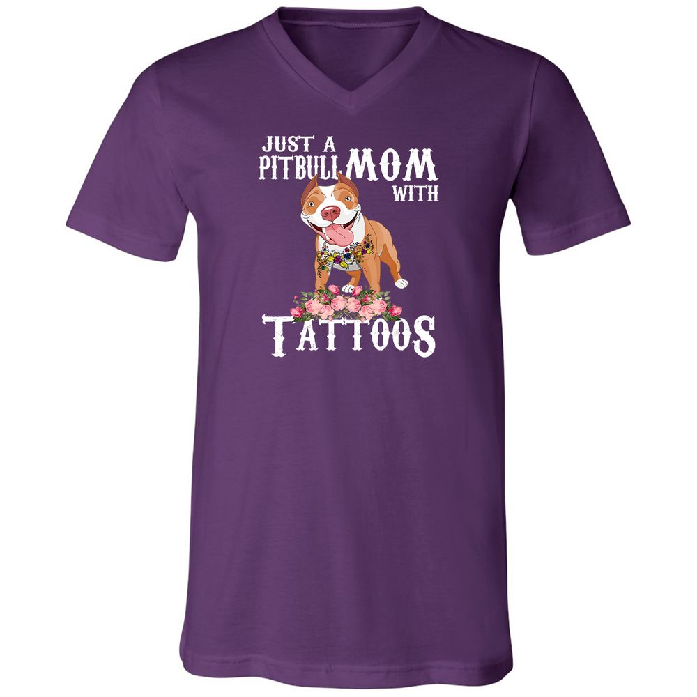 Unisex V-Neck T-Shirt - NPU6C6TL - Team Purple - 9