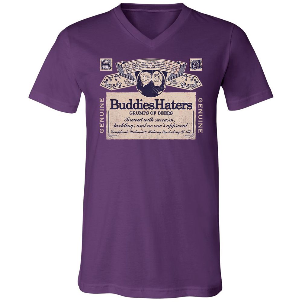 Unisex V-Neck T-Shirt - T6VUDP3H - Team Purple - 9