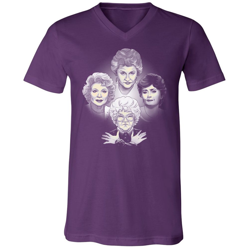 Unisex V-Neck T-Shirt - BH3LFBG5 - Team Purple - 9