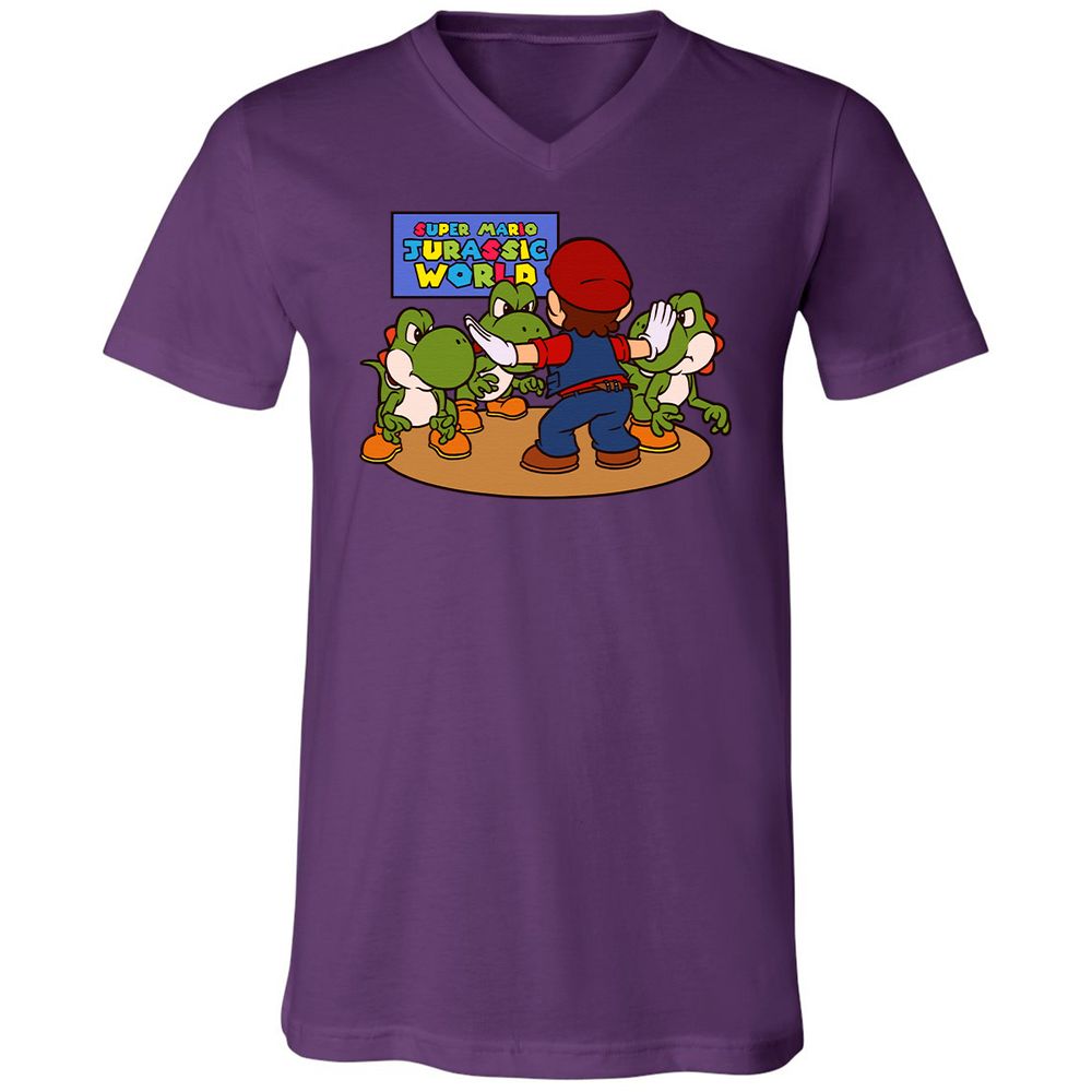Unisex V-Neck T-Shirt - MDTF9BYS - Team Purple - 9