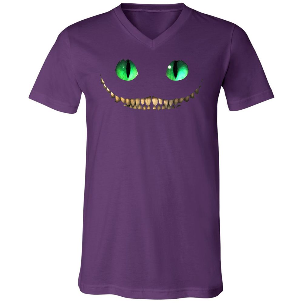 Unisex V-Neck T-Shirt - M1JA82S9 - Team Purple - 9