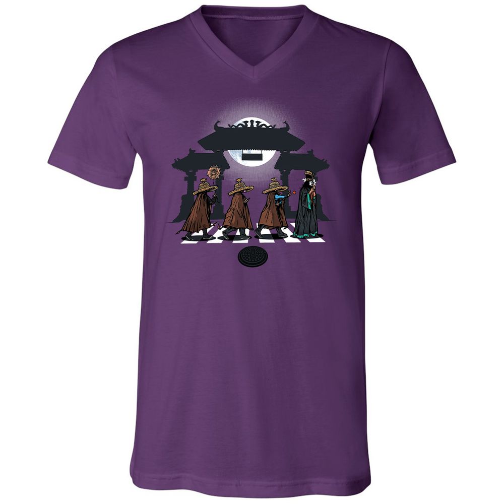 Unisex V-Neck T-Shirt - 912LZTRD - Team Purple - 9