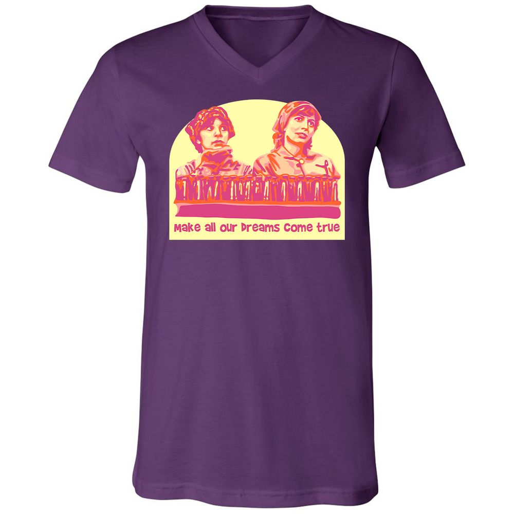 Unisex V-Neck T-Shirt - 3KA91UEZ - Team Purple - 9