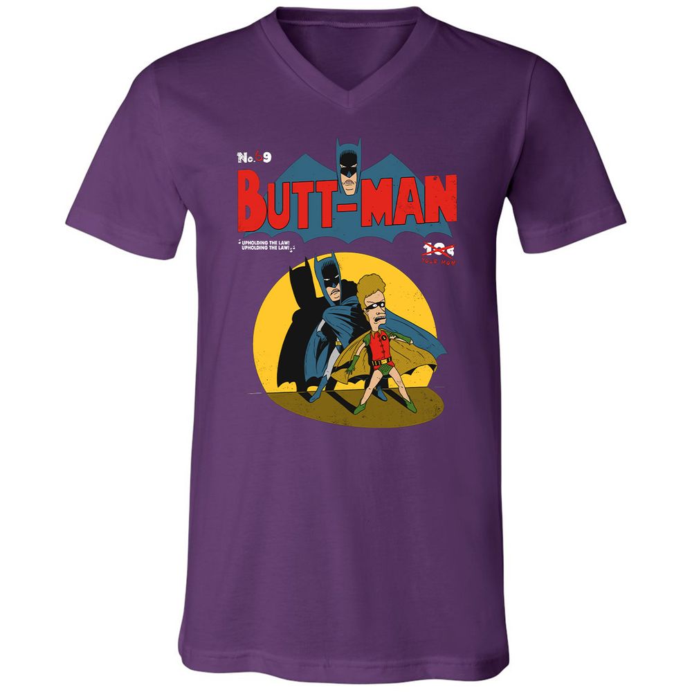 Unisex V-Neck T-Shirt - EC6VPG3K - Team Purple - 9