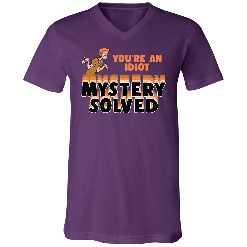 Unisex V-Neck T-Shirt - 73KPPJHN - Team Purple - 9