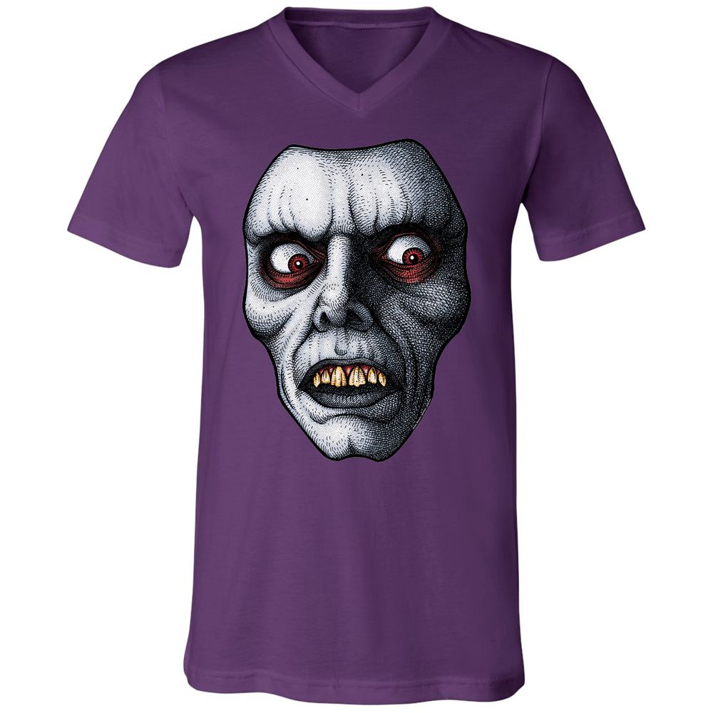 Unisex V-Neck T-Shirt - NY6AKWYW - Team Purple - 9
