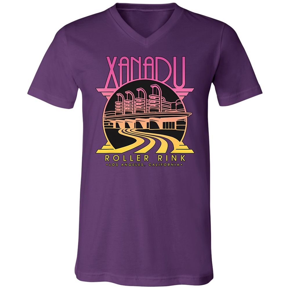 Olivia Newton-John Xanadu Roller Rink Pink Yellow Fade - Team Purple - 9