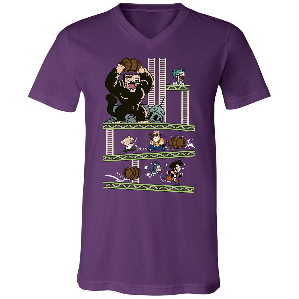 Unisex V-Neck T-Shirt - Z6EZC731 - Team Purple - 9